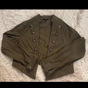 NWOT Torrid Military Crop Jacket